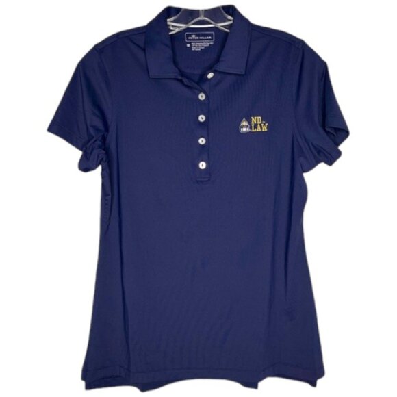 Peter Millar Performance Golf Shirt - ND Law - Navy - M - Picture 1 of 10